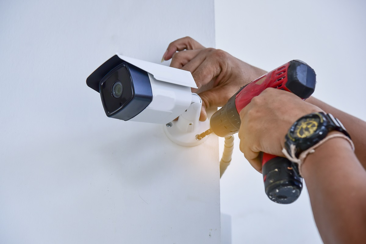 Professional CCTV camera installation